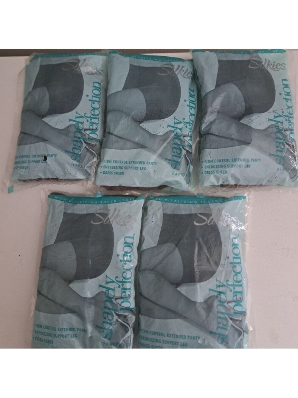 VTG Silkies pantyhose shapely perfection Queen XL mocha shade coastal glamour